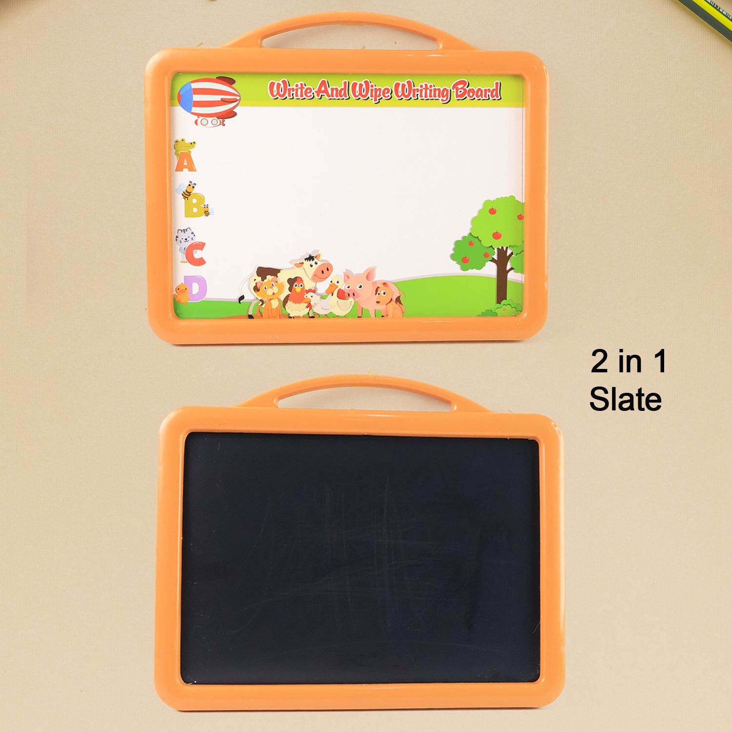 Educational Double-Face Drawing Board for Preschool Learning Educational Double-Face Drawing Board for Preschool Learning